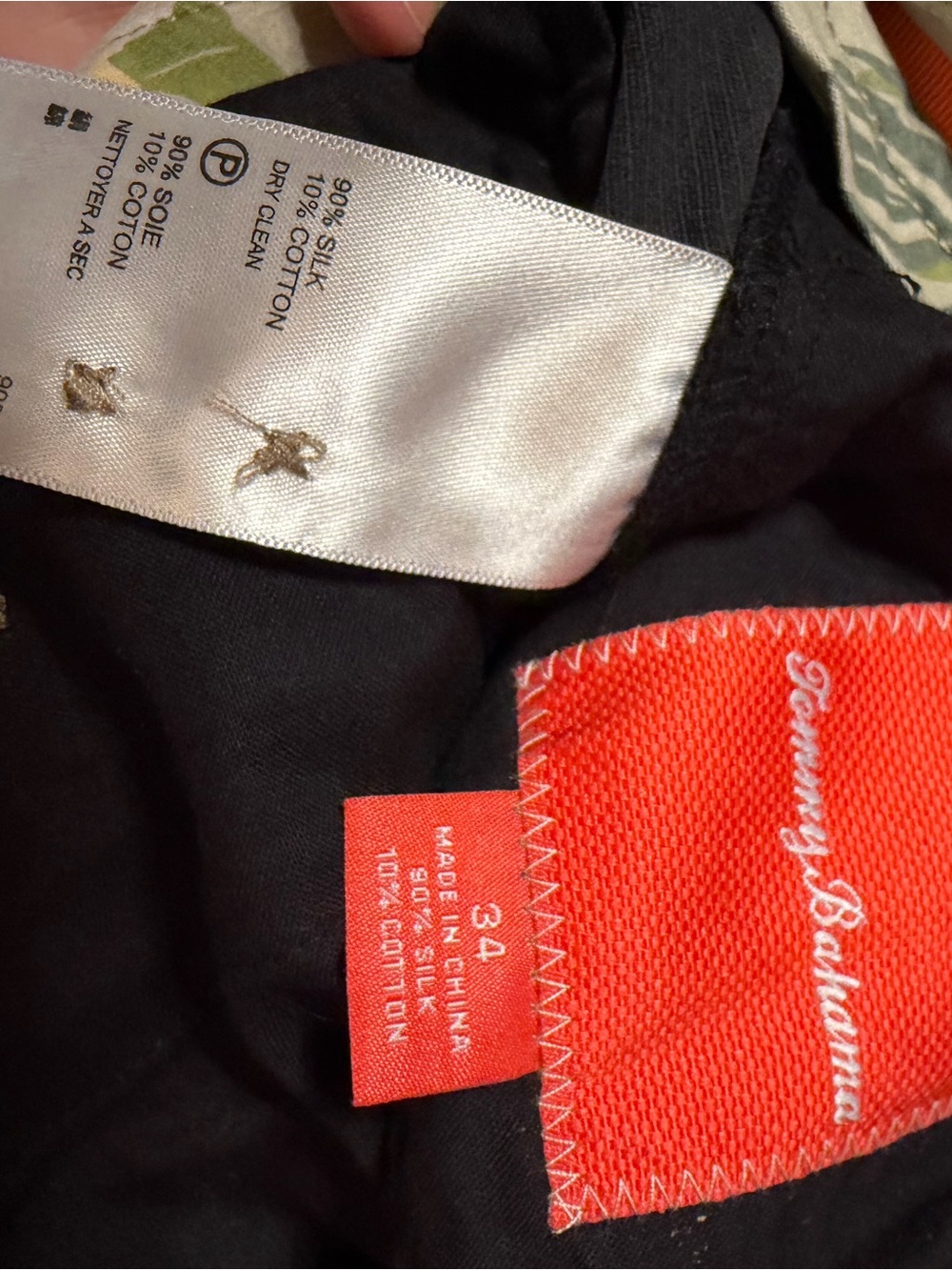 Tommy Bahama Black Men’s Chino Shorts - Picture 2 of 3